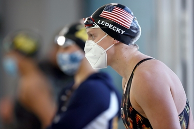 Ledecky returns to racing with 1500m free win in San Antonio
