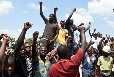 Nigeria's Lagos shut down after protest shooting