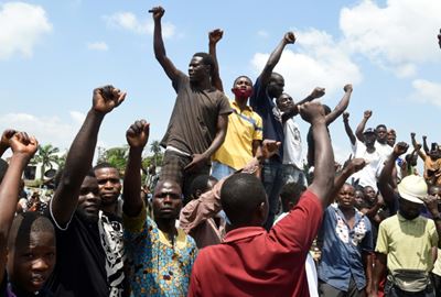 Nigeria's Lagos shut down after protest shooting
