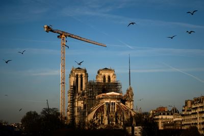 Lockdown stalls Notre-Dame's rebirth one year after fire