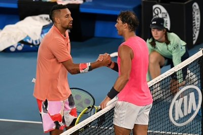 Kyrgios tells bitter rival Nadal: 'Let's do Insta'