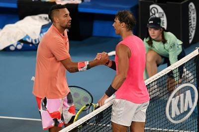 Kyrgios tells bitter rival Nadal: 'Let's do Insta'