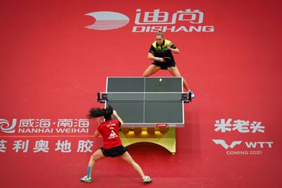 Nerves and serves: International table tennis back after 238 days
