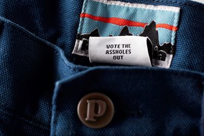 Patagonia calls out climate deniers with blunt message on label