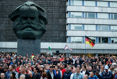30 years after Berlin Wall fell, dashed hopes boost far-right