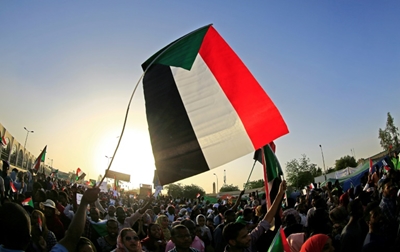 Sudan's Bashir moved to prison as protesters rally