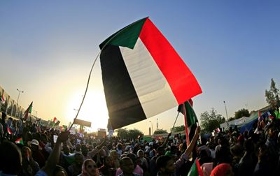 Sudan's Bashir moved to prison as protesters rally