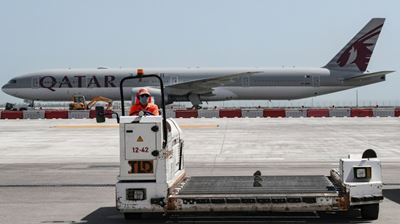 Qatar flies to the rescue, winning plaudits as virus halts aviation