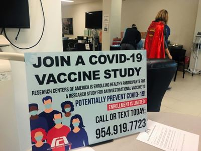 What is it like to take part in a vaccine trial? 