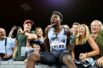 Lyles happy to see Coleman cleared over missed doping tests