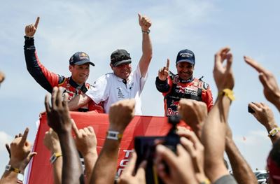 Qatar's al-Attiyah wins third Dakar Rally title