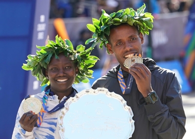 Ethiopia's Desisa, Kenya's Keitany win at NYC Marathon