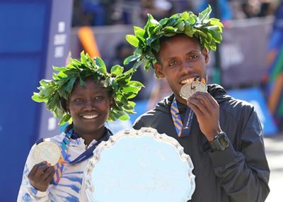 Ethiopia's Desisa, Kenya's Keitany win at NYC Marathon