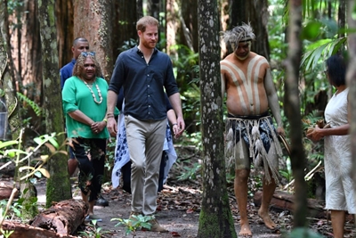 Prince Harry goes solo on royal tour as pregnant Meghan rests