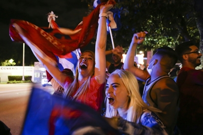 For Florida Latinos, Trump's tough talk against socialism rang true