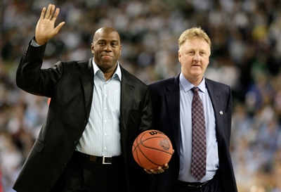Johnson and Bird to get joint NBA lifetime honour