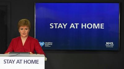 Tensions mount as Scotland goes its own way on virus lockdown