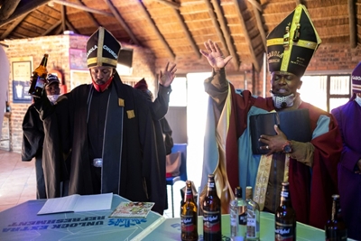 SA's booze church fetes easing of virus controls
