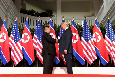 Trump says he will stop 'war games' with South on Korean peninsula