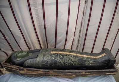 Egypt unveils treasures found at ancient site
