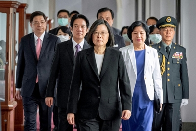 Tsai says China must 'coexist' with a democratic Taiwan