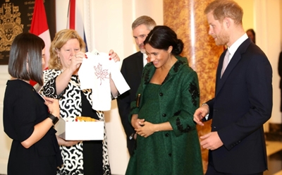 Meghan is in labour