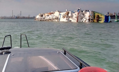 Ship with 14,600 sheep aboard capsizes off Romania