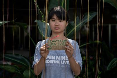 China teenage climate warrior fights a lonely battle