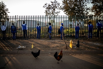 South African schools reopen after March lockdown eased 