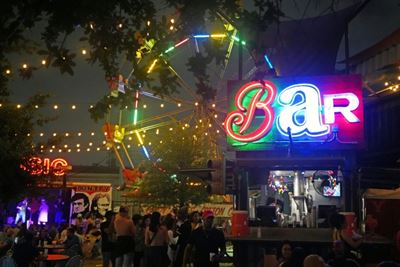 Texas bar offers glimpse of a world without Covid, or constraints