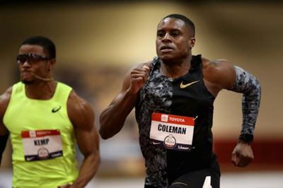 US speedster Coleman wins 60m heat in Albuquerque