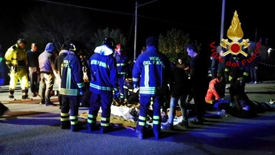 6 dead in stampede at Italian nightclub