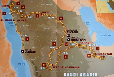 Dakar Rally unveils tough Arabian desert route for 2020