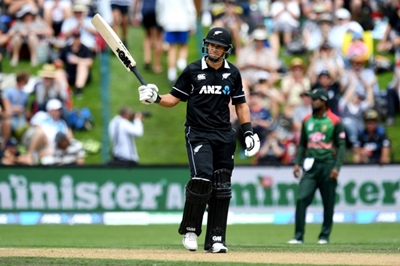 Taylor-made record as Black Caps flay Bangladesh attack