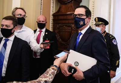 US stimulus hopes dim as Mnuchin says negotiators 'far apart'