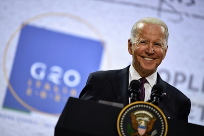 Biden butters up Europeans at G20
