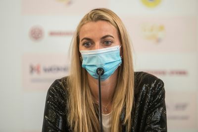 Kvitova relishes return to action in all-Czech tournament