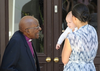 Royal baby Archie meets South Africa's Archbishop Tutu