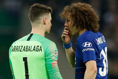 Sarri still has respect of Chelsea players after Kepa incident, says Luiz