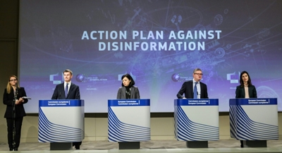 EU urges internet firms to intensify fake news fight
