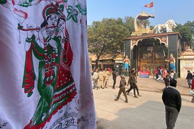 Hardline Hindu monk seeks re-election in key Indian state