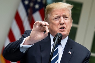 Trump blasts Democrats as impeachment talk heats up