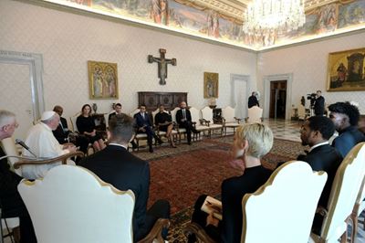 Pope derides anti-mask movements, backs racial justice campaign