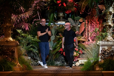 Live audience 'baby steps' back to normality for Milan fashion