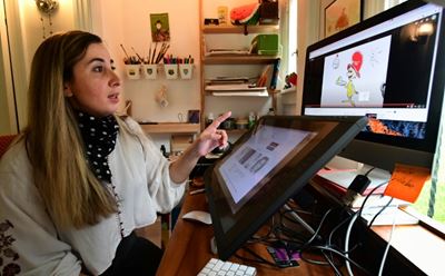 Hollywood artist tutors Arabic-speaking kids during pandemic