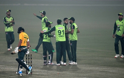 Rizwan's hundred helps Pakistan outlast South Africa