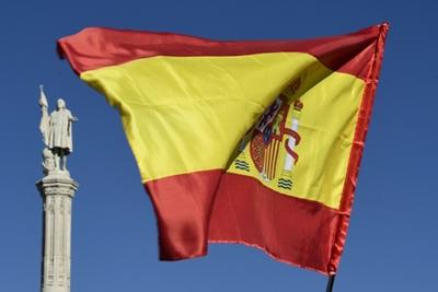 Spanish comedian in court for blowing nose on national flag