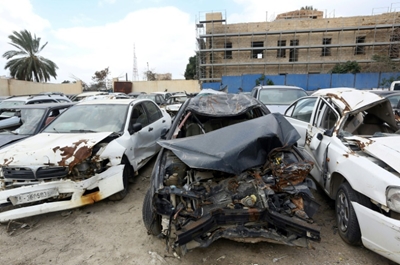 Roads deadlier than guns in Libya