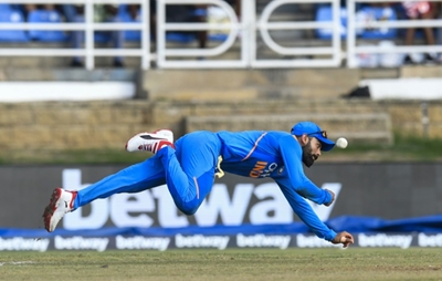 Kohli hits 42nd ton as India defeat West Indies in rain-hit second ODI