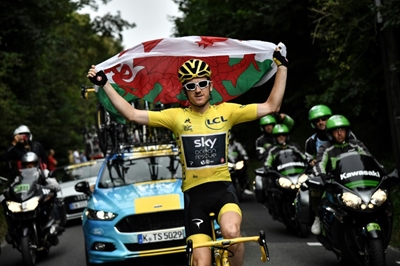 Geraint Thomas's Tour de France trophy stolen 